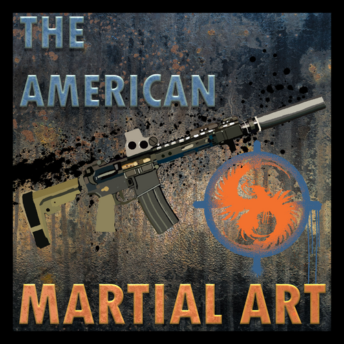 American Martial Art Sticker