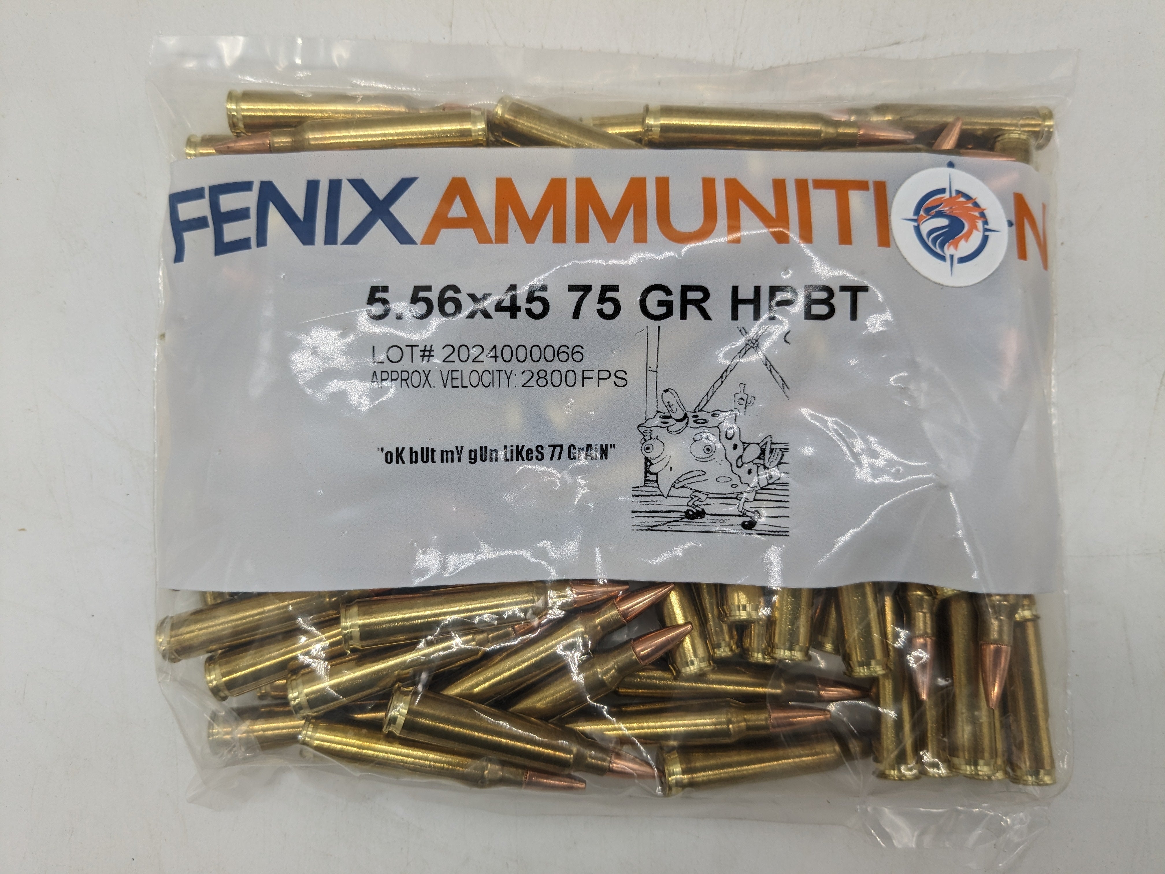実弾　空箱　.223Remington　値札付　5箱 223/5.56 – Fenix Ammunition