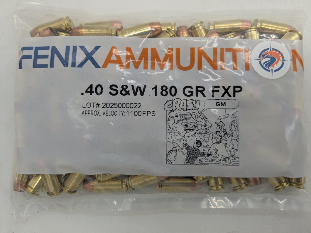 .40 S&W 180gr FXP Hollowpoint (100 ct.)